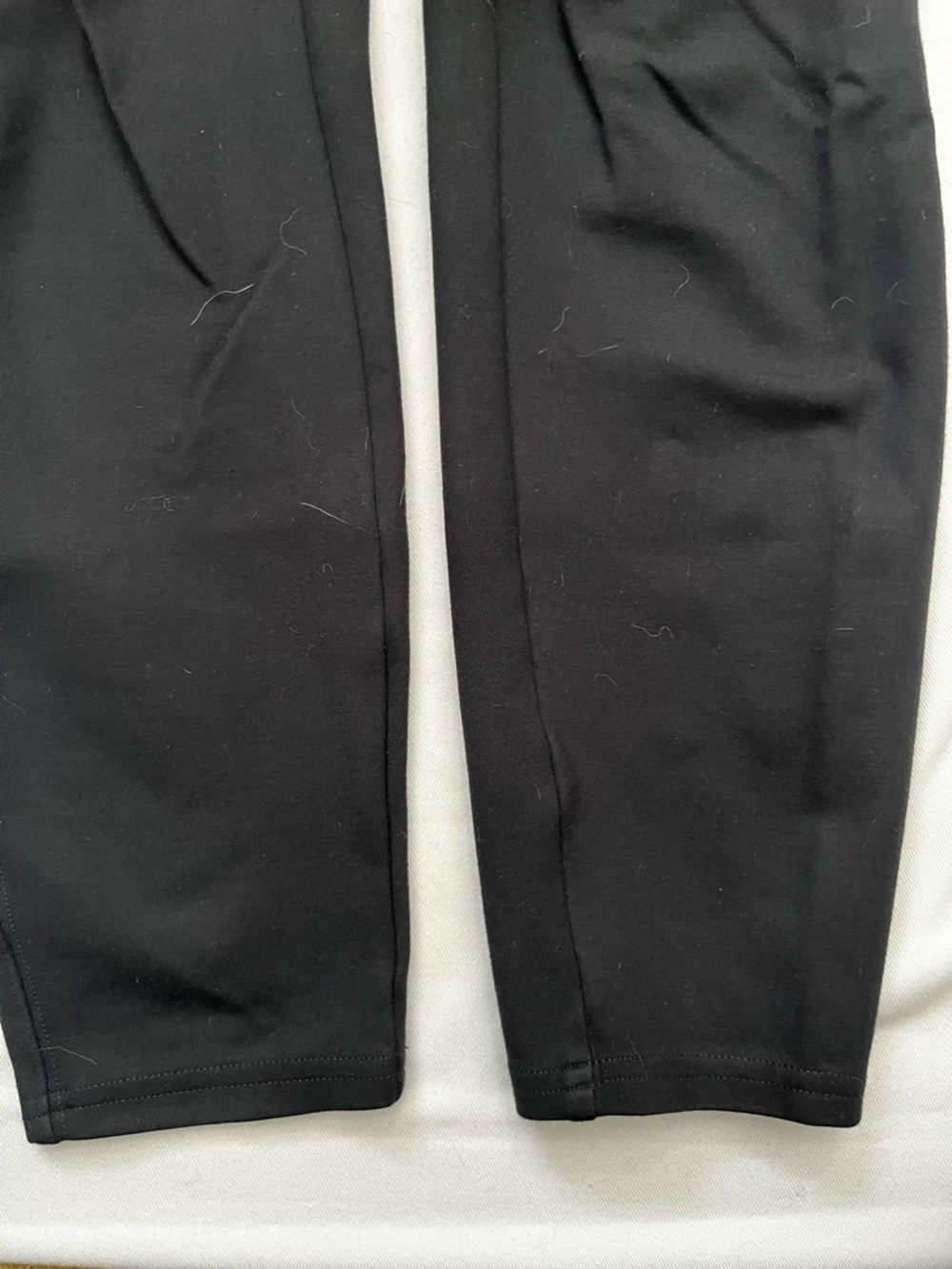 Spanx Ponte Ankle Leggings Black High Rise Shaping 20264R M - Picture 12 of 14